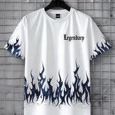 White printed t-shirt