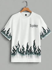 White printed t-shirt