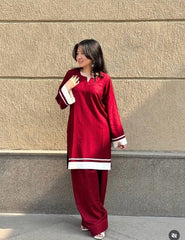Premium Lawn Cotton Farshi Kurti Salwar Set