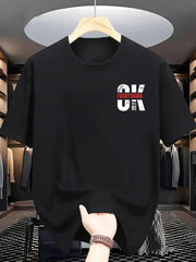 Black printed T shirt