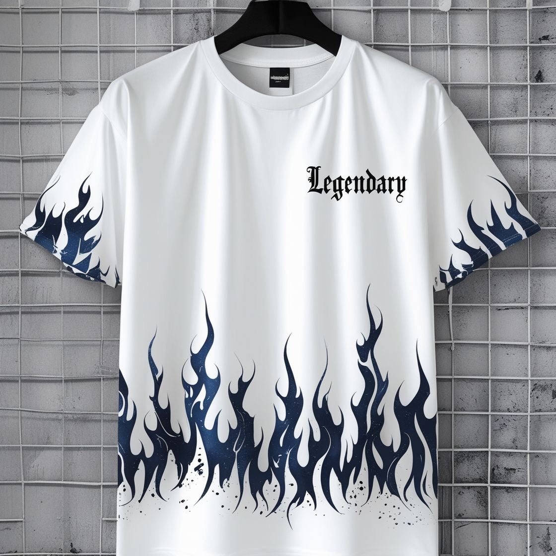 White printed t-shirt