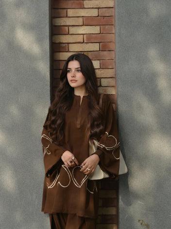 Premium Lawn Cotton Farshi Kurti Salwar Set